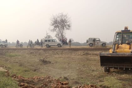 50 बीघा अवैध कॉलोनी ध्वस्त