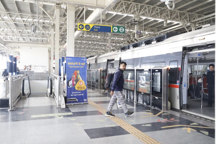 नमो भारत एस्कलेटर सुरक्षा अभियान