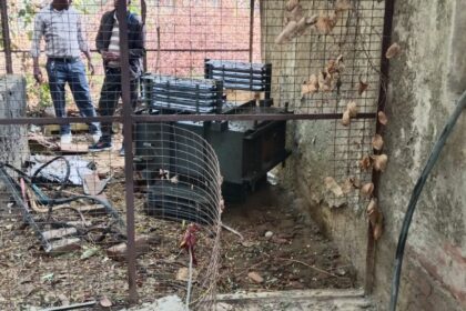 इंदिरापुरम स्वर्ण जयंती पार्क में ट्रांसफॉर्मर से चोरी