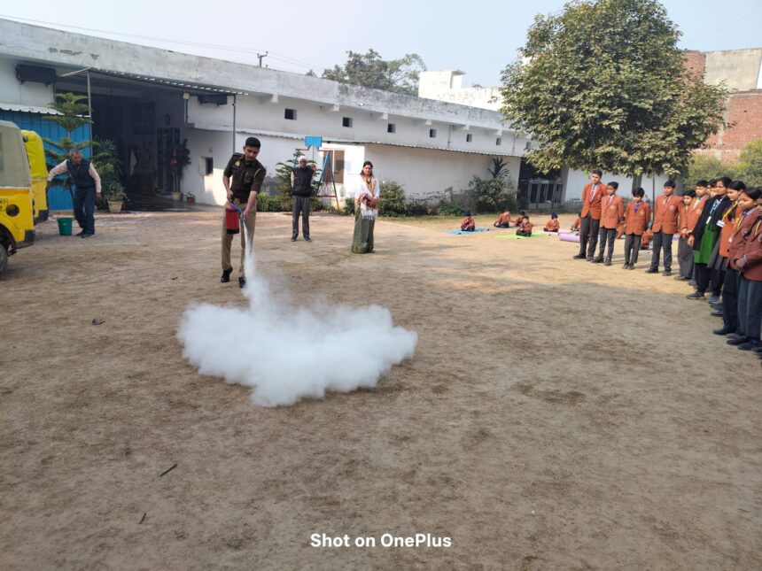 गाजियाबाद स्कूल अग्नि सुरक्षा अभियान