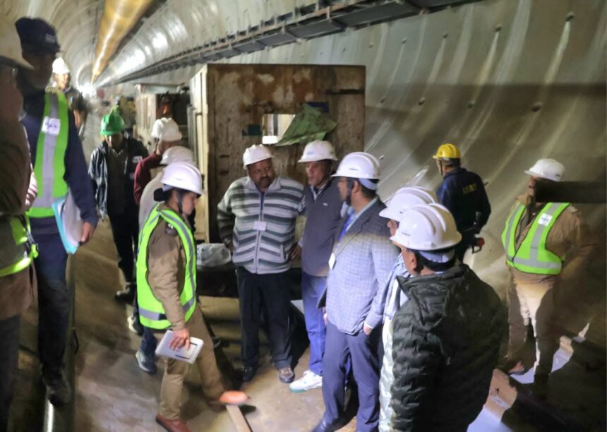 पीपलकोटी टनल हादसा: डीएम-एसपी ने विष्णुगाड़ परियोजना का किया निरीक्षण, जांच के आदेश