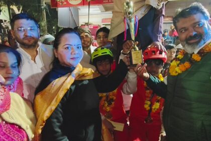 नंदिनी युग स्केटिंग वर्ल्ड रिकॉर्ड