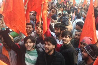 पिंकी चौधरी की गिरफ्तारी पर बवाल, कलेक्ट्रेट घेराव