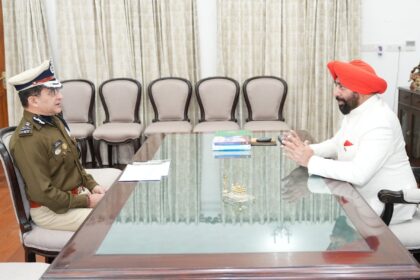 डीजीपी दीपम सेठ राज्यपाल भेंट