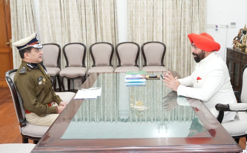 डीजीपी दीपम सेठ राज्यपाल भेंट