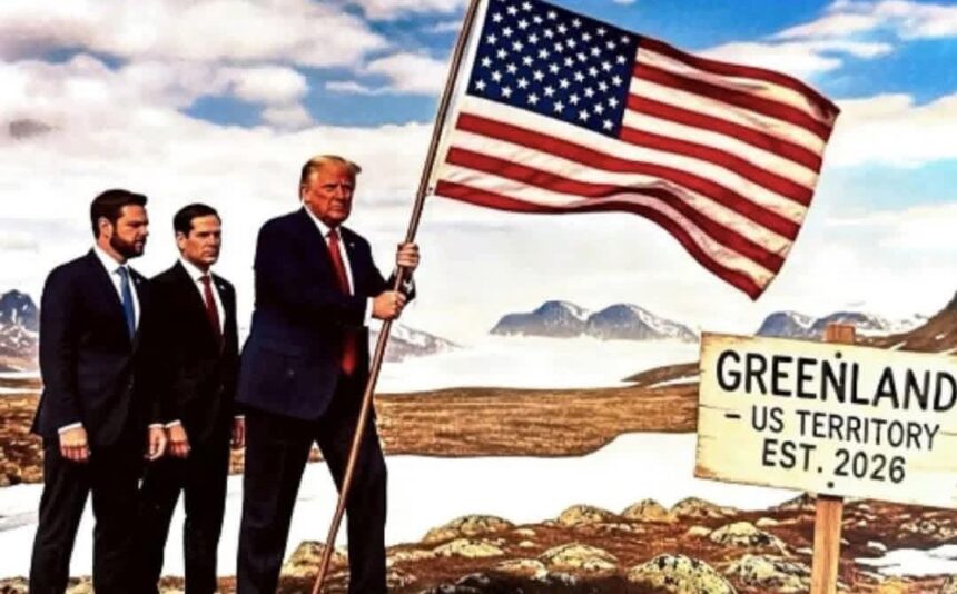 ट्रंप ग्रीनलैंड AI तस्वीर