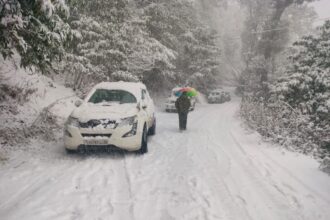 ज्योतिर्मठ–औली मोटर मार्ग बंद