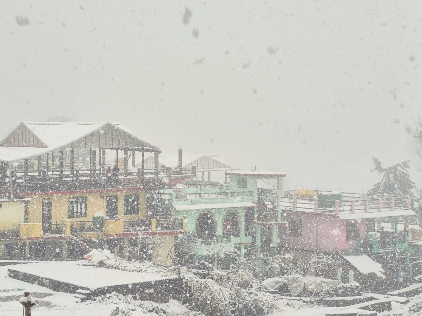 मुनस्यारी बर्फबारी