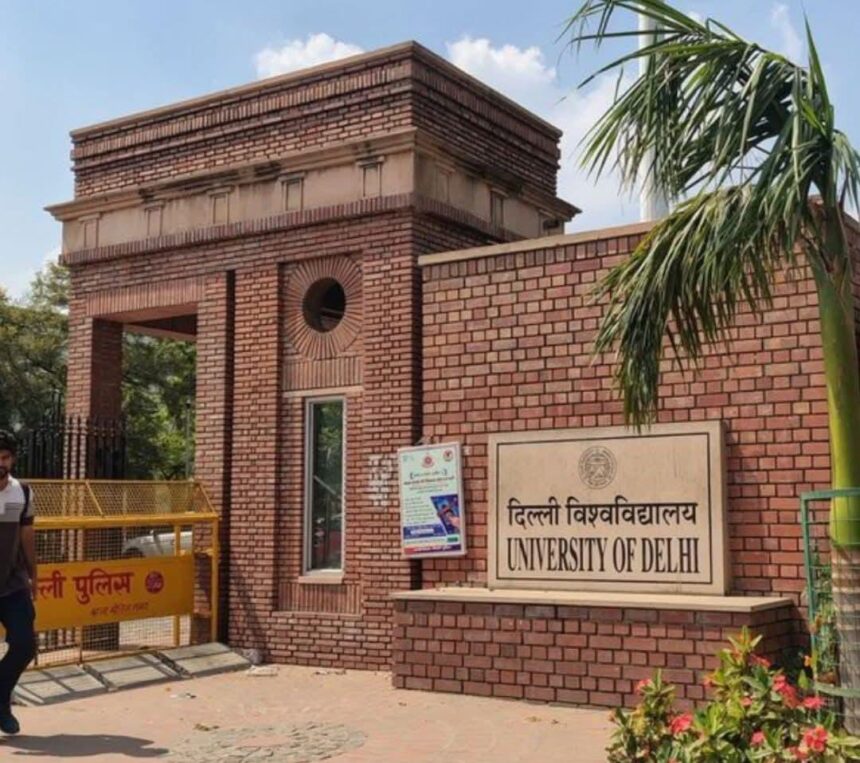Delhi University Protest Ban