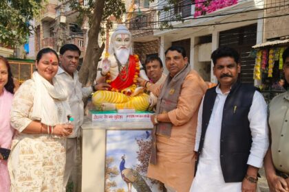 पटेल नगर द्वितीय में सड़क निर्माण कार्य का शुभारंभ, विधायक संजीव शर्मा ने किया उद्घाटन