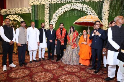 लकी यादव का भव्य रिसेप्शन दिल्ली के अशोका होटल में संपन्न