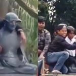 गांधी प्रतिमा बरेली विवाद वायरल वीडियो