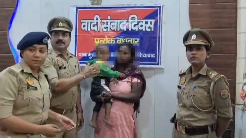 मुरादनगर पुलिस की सतर्कता से 2 वर्षीय बच्ची सकुशल बरामद, अपहरण करने वाली महिला गिरफ्तार