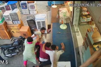 गाजियाबाद कविनगर मारपीट CCTV