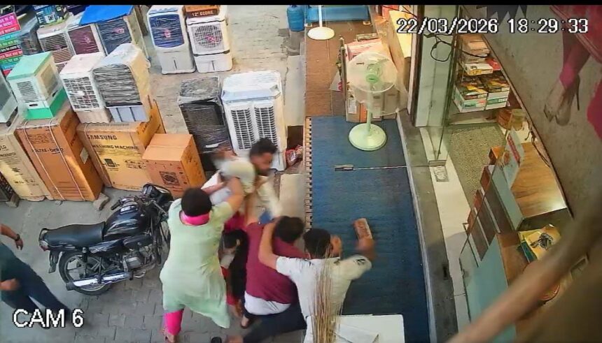गाजियाबाद कविनगर मारपीट CCTV