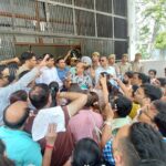 डीपीएस पेरेंट्स प्रदर्शन गाजियाबाद