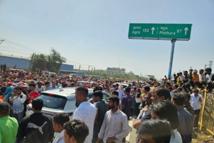 फरीदाबाद-पलवल में श्रमिकों का प्रदर्शन, वेतन वृद्धि की मांग तेज