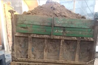 ट्रोनिका सिटी में अवैध मिट्टी खनन जारी, प्रशासन पर सवाल