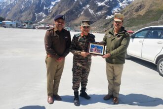 अनिल चौहान बद्रीनाथ दौरा