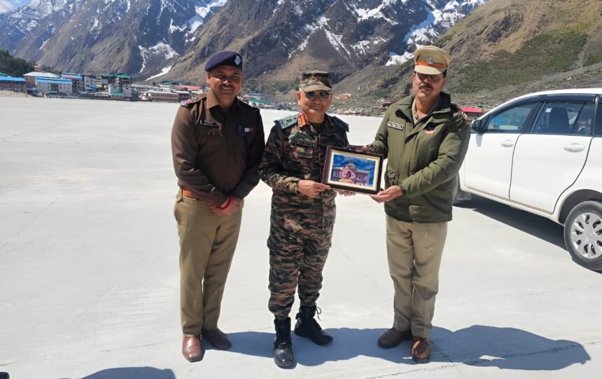 अनिल चौहान बद्रीनाथ दौरा