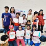 अंबेडकर जयंती, Ambedkar Jayanti, Dr BR Ambedkar, Sanhita Trust, Education Awareness, Child Development, Writing Competition, Drawing Competition, Social Awareness, Neetu Chaudhary, India News, Inspirational News, Social Work India, NGO Activities, Children Activities