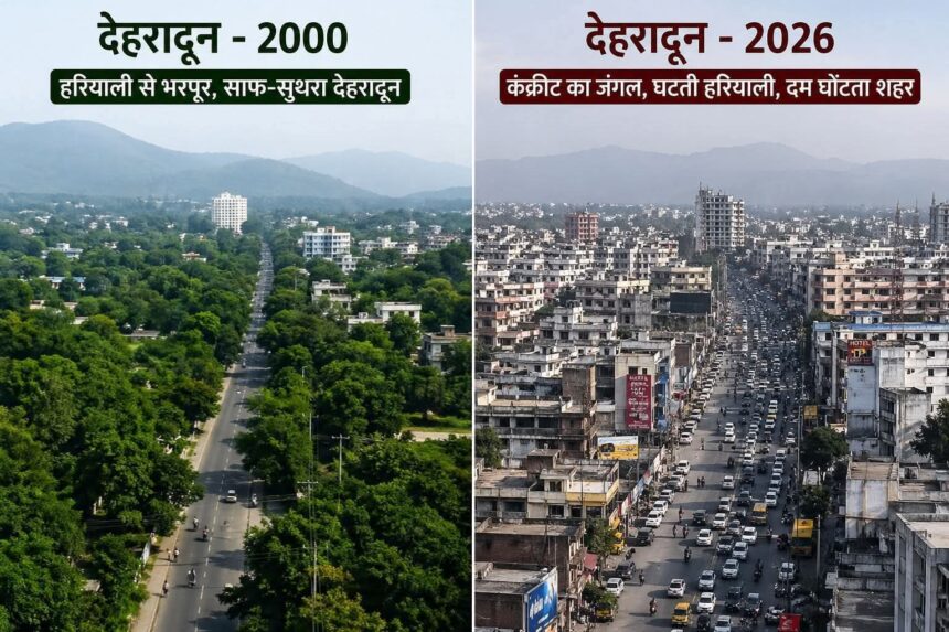 विकास की कीमत देहरादून की हरियाली से कंक्रीट के जंगल तक का सफर