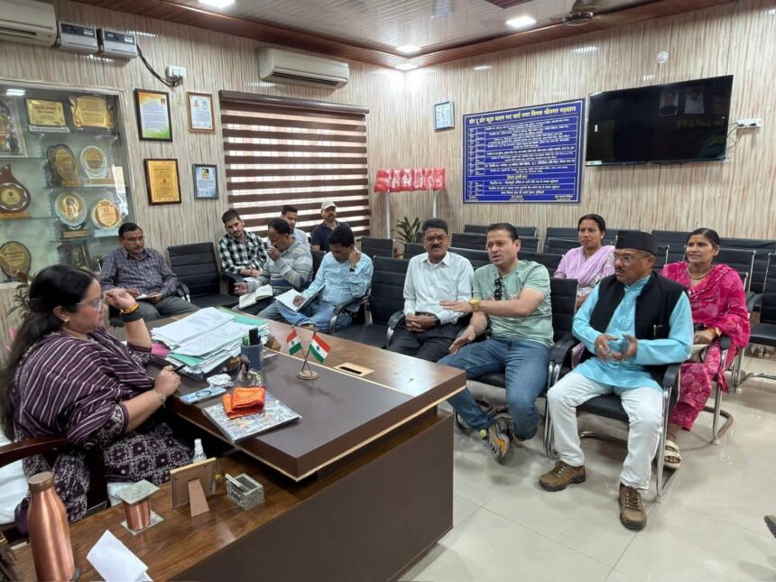 श्रीनगर गढ़वाल अतिक्रमण कार्रवाई