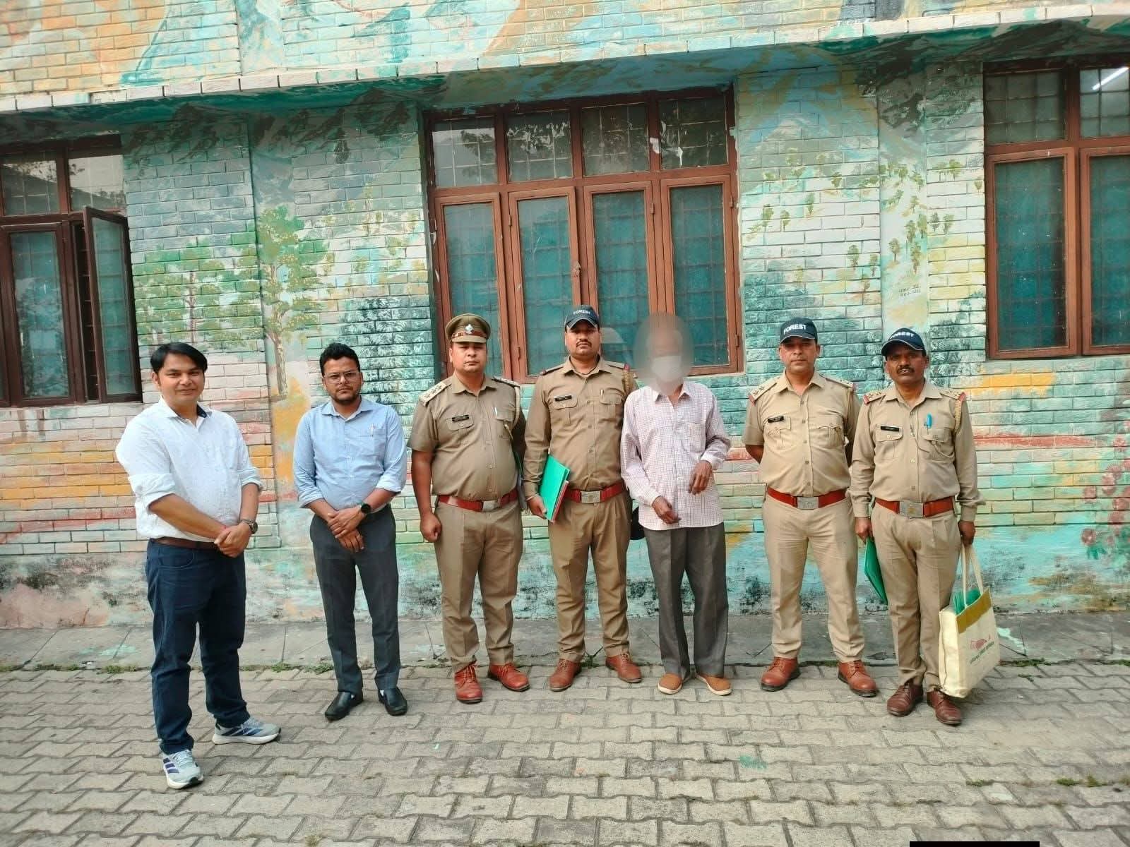 रुद्रप्रयाग में ड्रोन से पकड़ा गया जंगल में आग लगाने वाला आरोपी