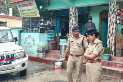 केदारनाथ यात्रा मार्ग पर रुद्रप्रयाग पुलिस निरीक्षण