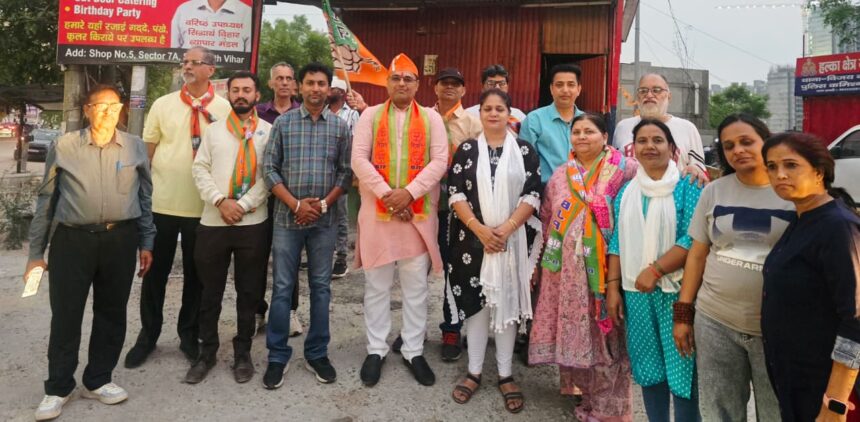 गाजियाबाद भाजपा विजय यात्रा