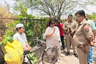 गाजियाबाद में गौवंश अवशेष मिलने पर हंगामा