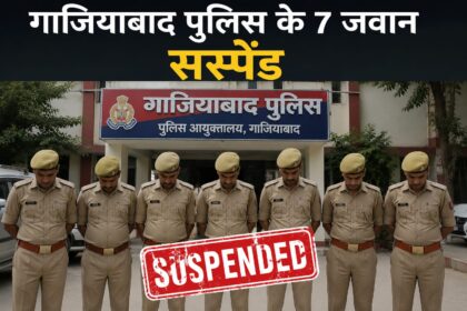 पुलिसकर्मी निलंबित