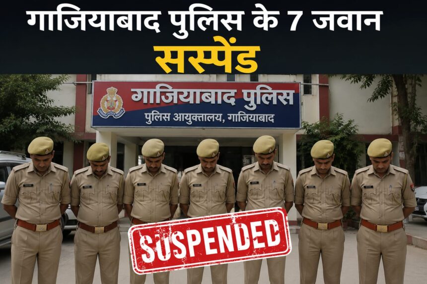 पुलिसकर्मी निलंबित