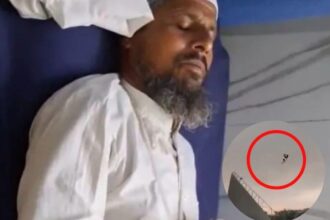 बरेली में चक्रवाती तूफान का कहर, टीनशेड संग हवा में उड़े नन्हे मियां का वीडियो वायरल