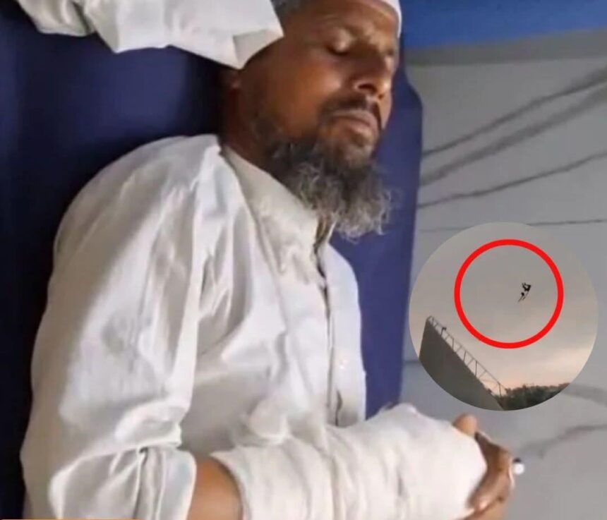 बरेली में चक्रवाती तूफान का कहर, टीनशेड संग हवा में उड़े नन्हे मियां का वीडियो वायरल