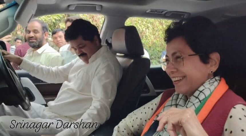 श्रीनगर दौरे पर कुमारी शैलजा और कांग्रेस नेता